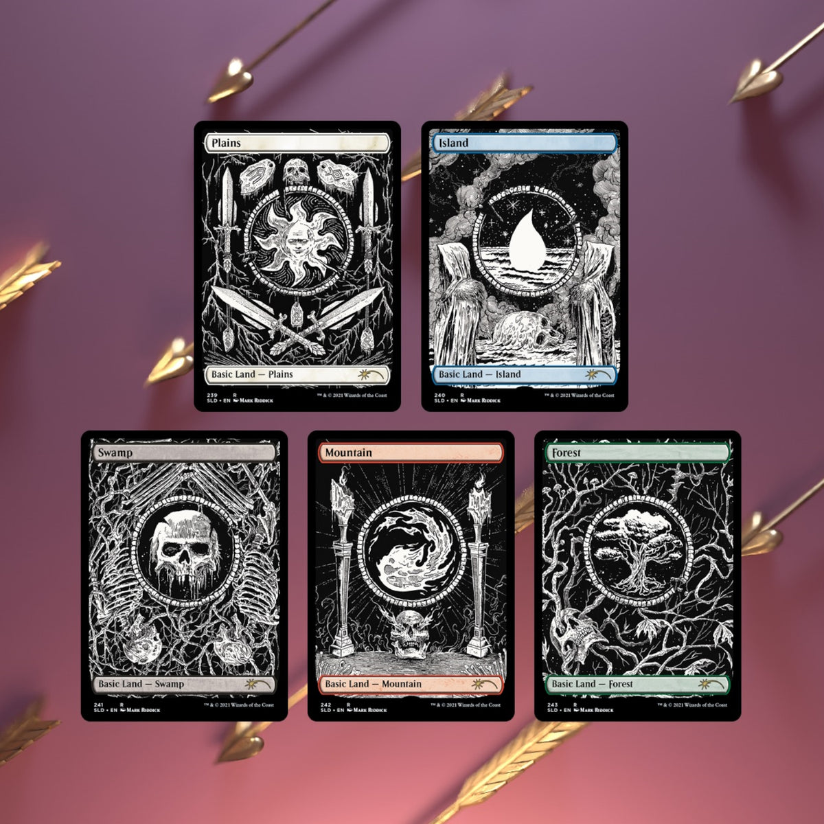 Magic: The Gathering TCG: Secret Lair The Unfathomable Crushing Brutality of Basic Land Card Game Wizards of the Coast