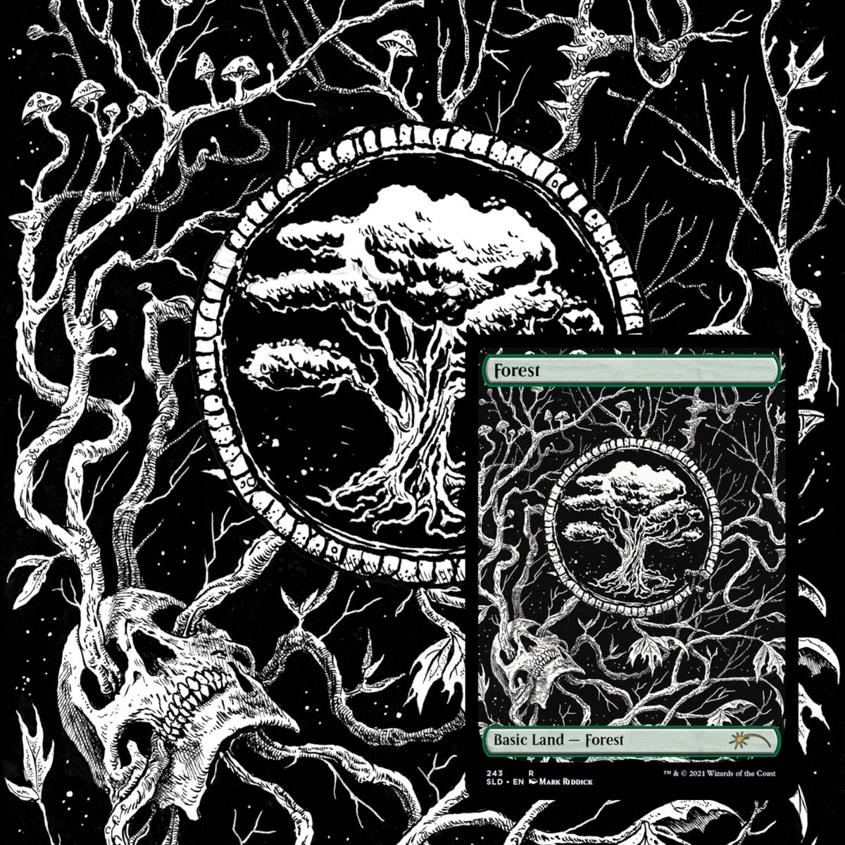 Magic: The Gathering TCG: Secret Lair The Unfathomable Crushing Brutality of Basic Land Card Game Wizards of the Coast