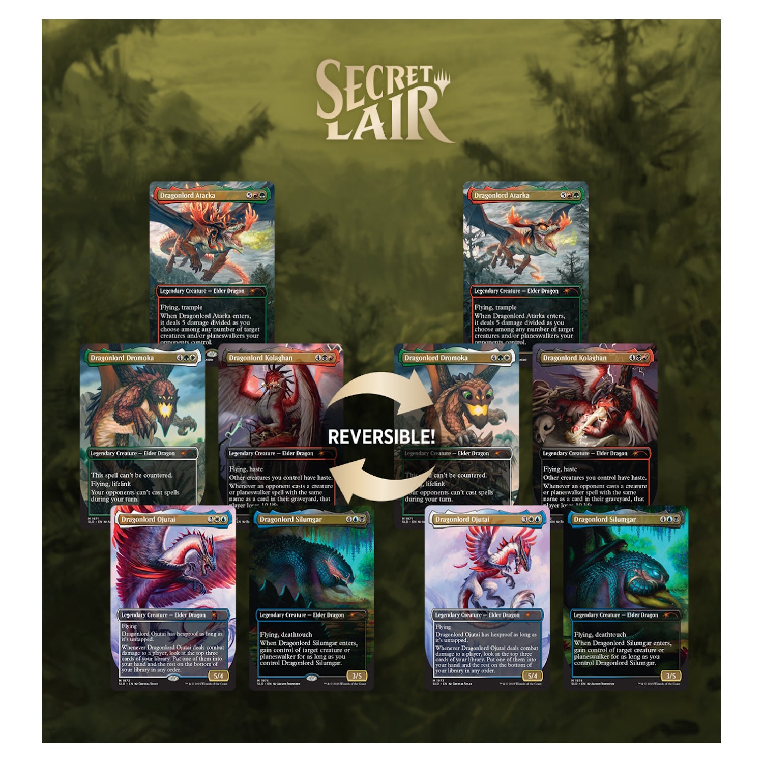Magic: The Gathering TCG: Secret Lair - They Grow Up So Fast - Rainbow Foil Card Game Wizards of the Coast