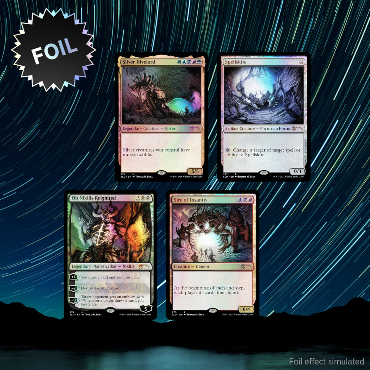 Magic: The Gathering TCG: Secret Lair Thomas Baxa - Foil Card Game Wizards of the Coast