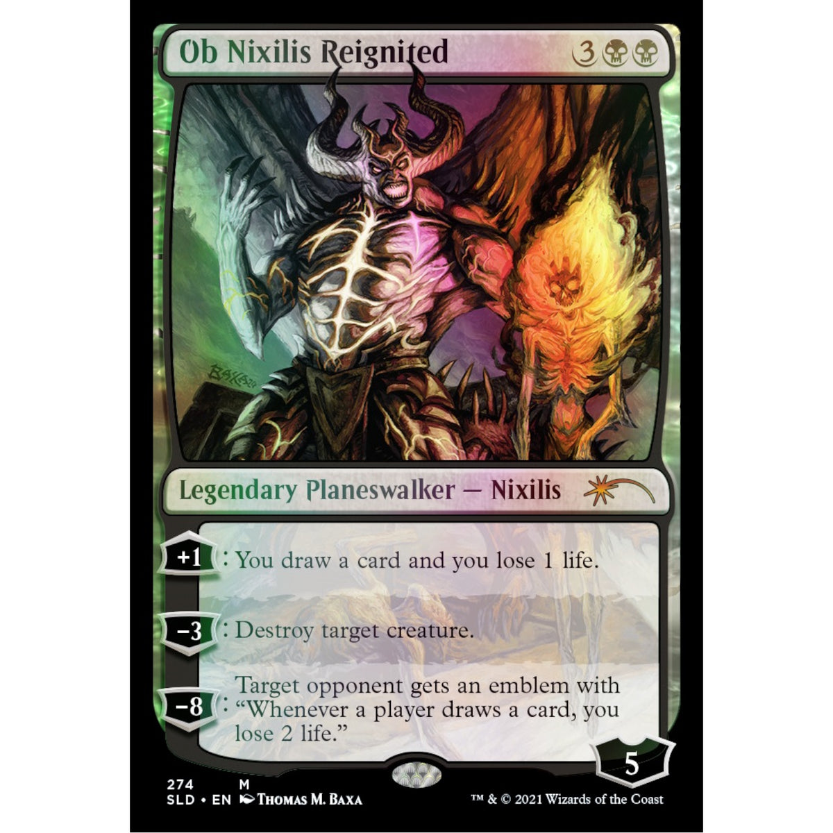 Magic: The Gathering TCG: Secret Lair Thomas Baxa - Foil Card Game Wizards of the Coast