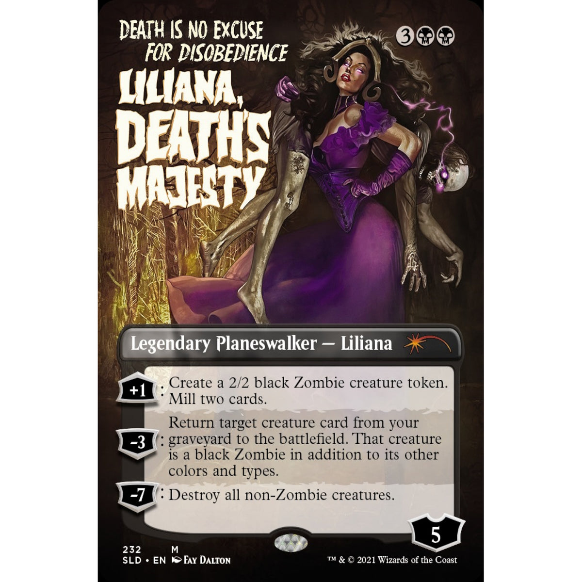 Magic: The Gathering TCG: Secret Lair Thrilling Tales of the Undead - Foil Card Game Wizards of the Coast