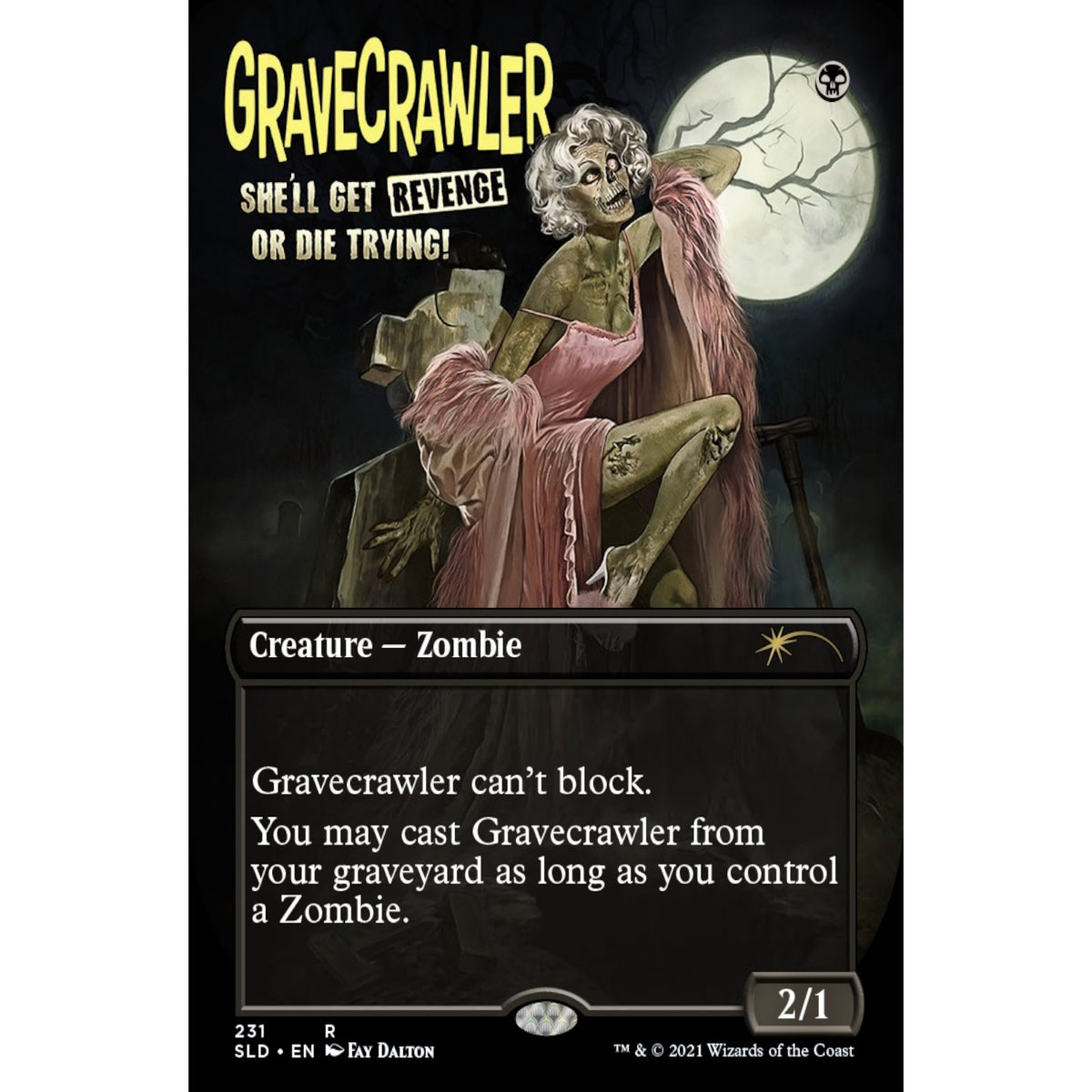 Magic: The Gathering TCG: Secret Lair Thrilling Tales of the Undead - Foil Card Game Wizards of the Coast