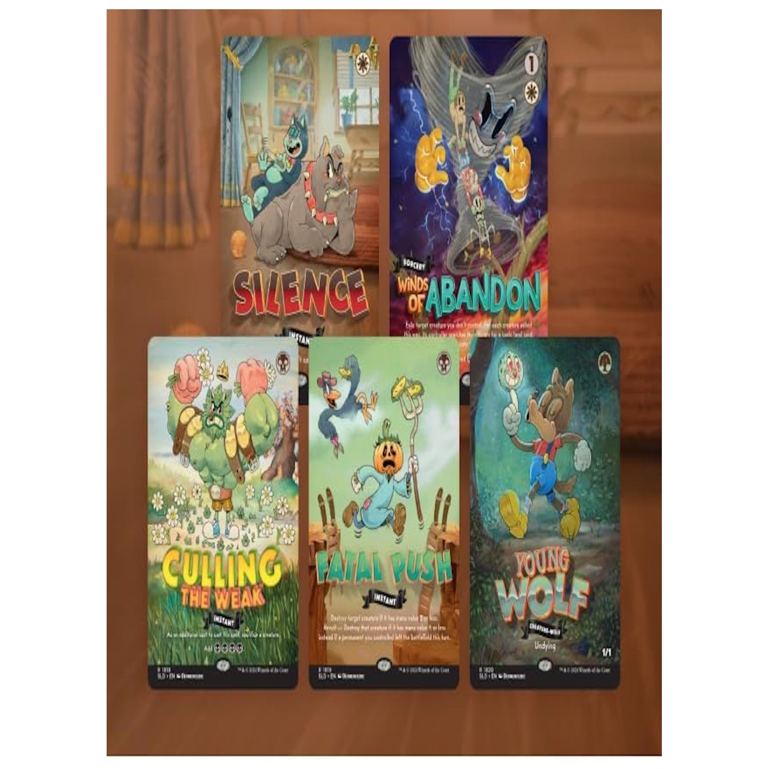 Magic: The Gathering TCG: Secret Lair - Twisted Toons - Rainbow Foil Card Game Wizards of the Coast