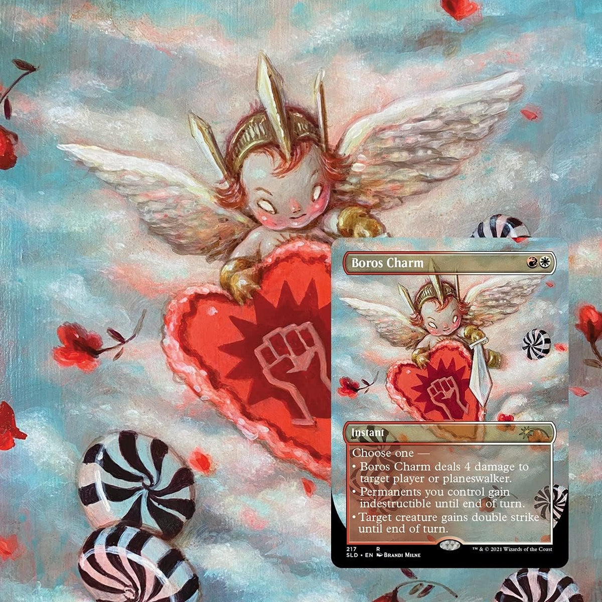 Magic: The Gathering TCG: Secret Lair Valentine's Day 2021 + Your Foil Secret Lair Helio'd Card Pack Card Game Wizards of the Coast