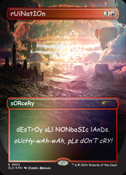 Magic: The Gathering TCG: Secret Lair sAnS mERcY - Foil Card Game Wizards of the Coast
