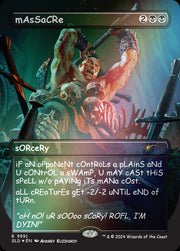 Magic: The Gathering TCG: Secret Lair sAnS mERcY - Foil Card Game Wizards of the Coast