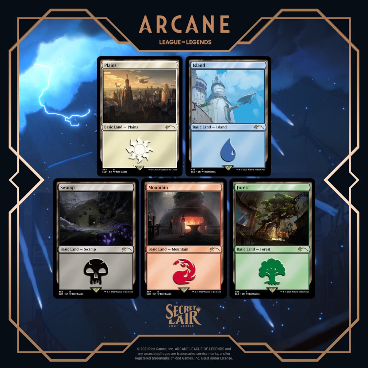 Magic: The Gathering TCG: Secret Lair - Arcane Lands Card Game Wizards of the Coast
