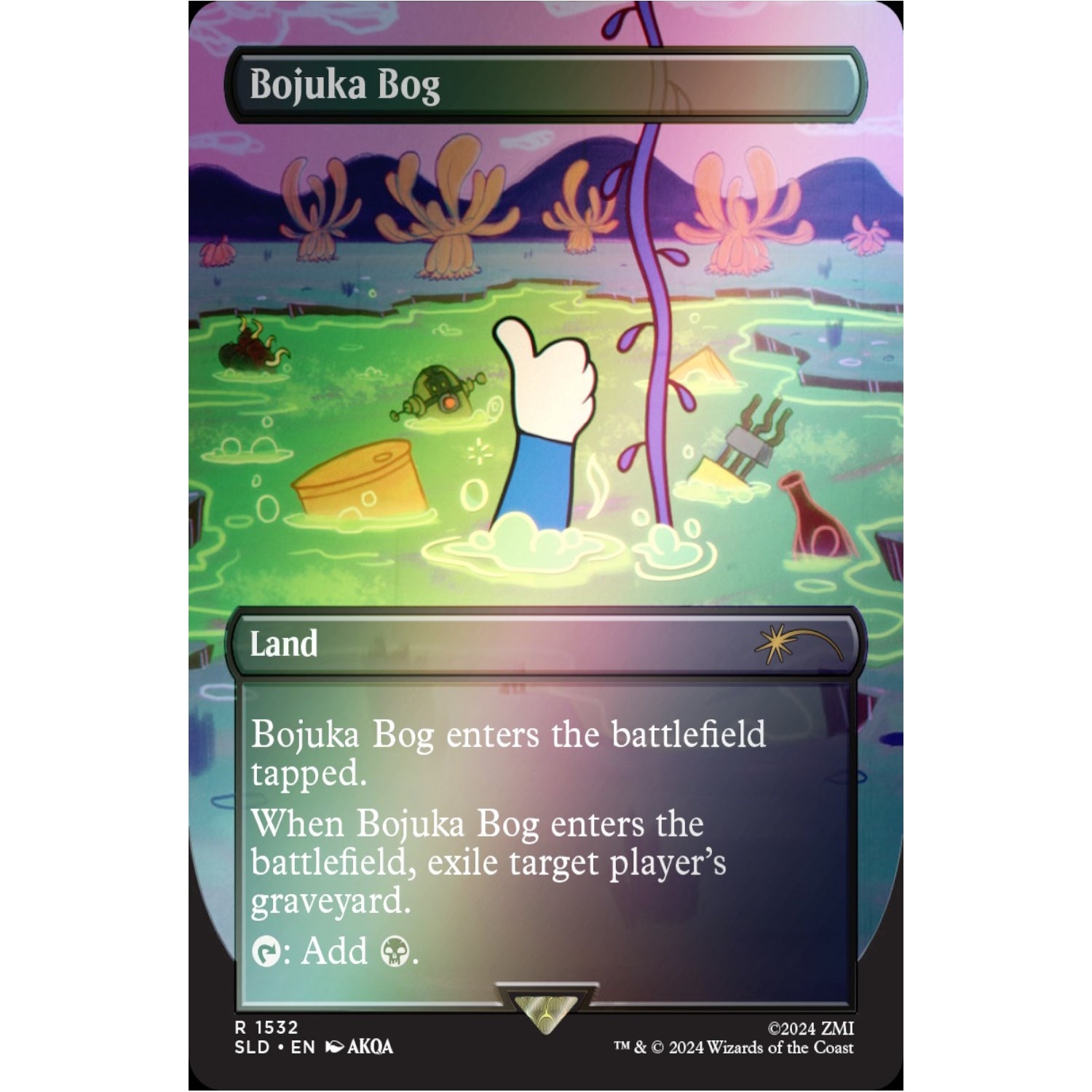 Magic: The Gathering TCG: Secret Lair - Fallout: Points of Interest - Rainbow Foil Card Game Wizards of the Coast