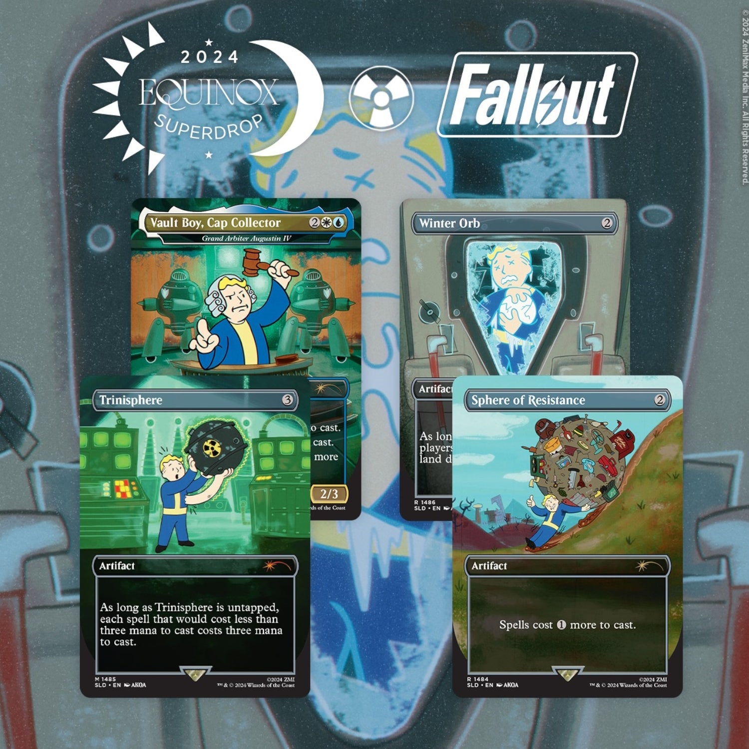 Magic: The Gathering TCG: Secret Lair - Fallout: Vault Boy Card Game Wizards of the Coast