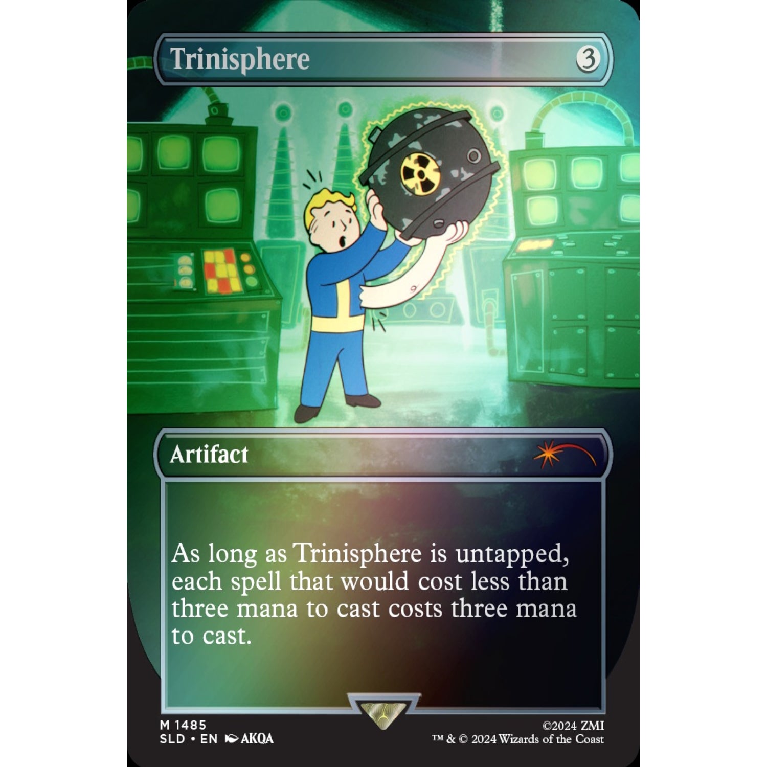 Magic: The Gathering TCG: Secret Lair - Fallout: Vault Boy - Rainbow Foil Card Game Wizards of the Coast
