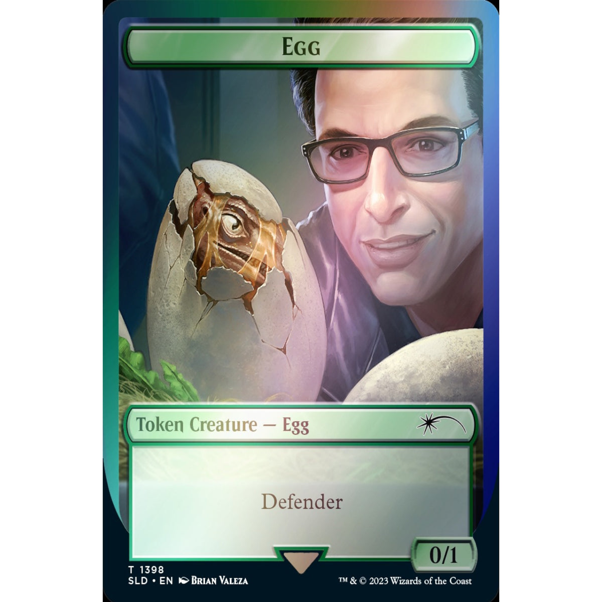 Magic: The Gathering TCG: Secret Lair - Jurassic World: Dr. Ian Malcolm - Foil Card Game Wizards of the Coast