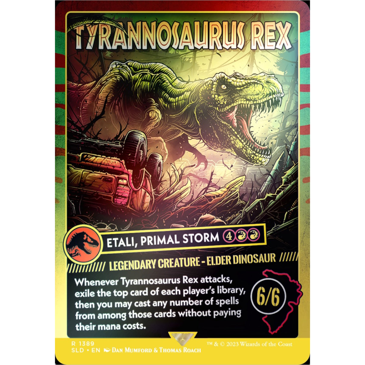 Magic: The Gathering TCG: Secret Lair - Jurassic World: Life Breaks Free - Foil Card Game Wizards of the Coast