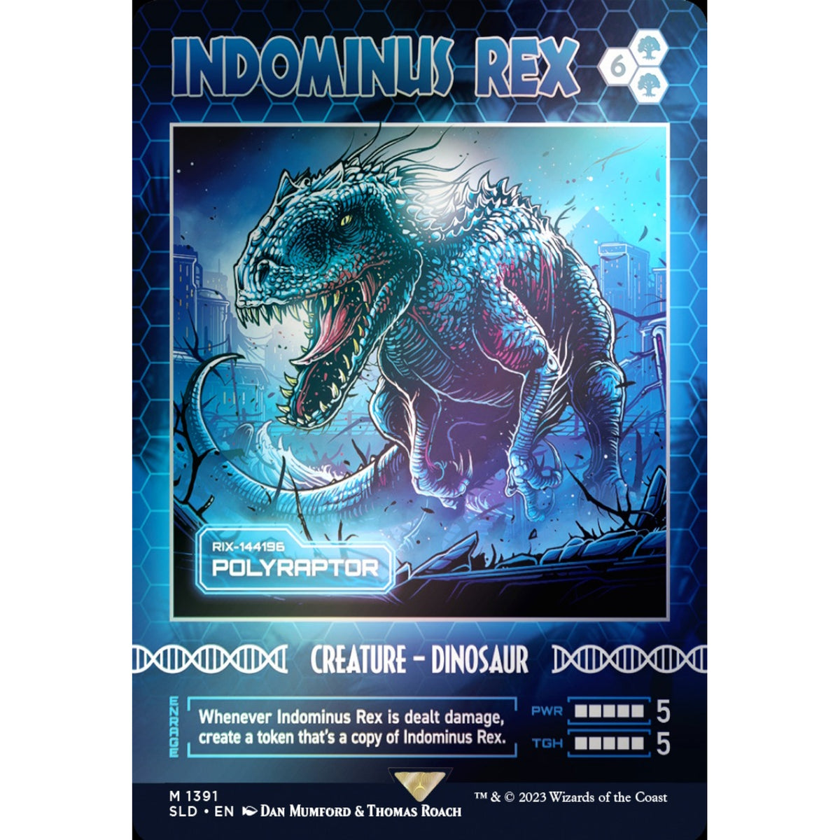 Magic: The Gathering TCG: Secret Lair - Jurassic World: Life Breaks Free - Foil Card Game Wizards of the Coast