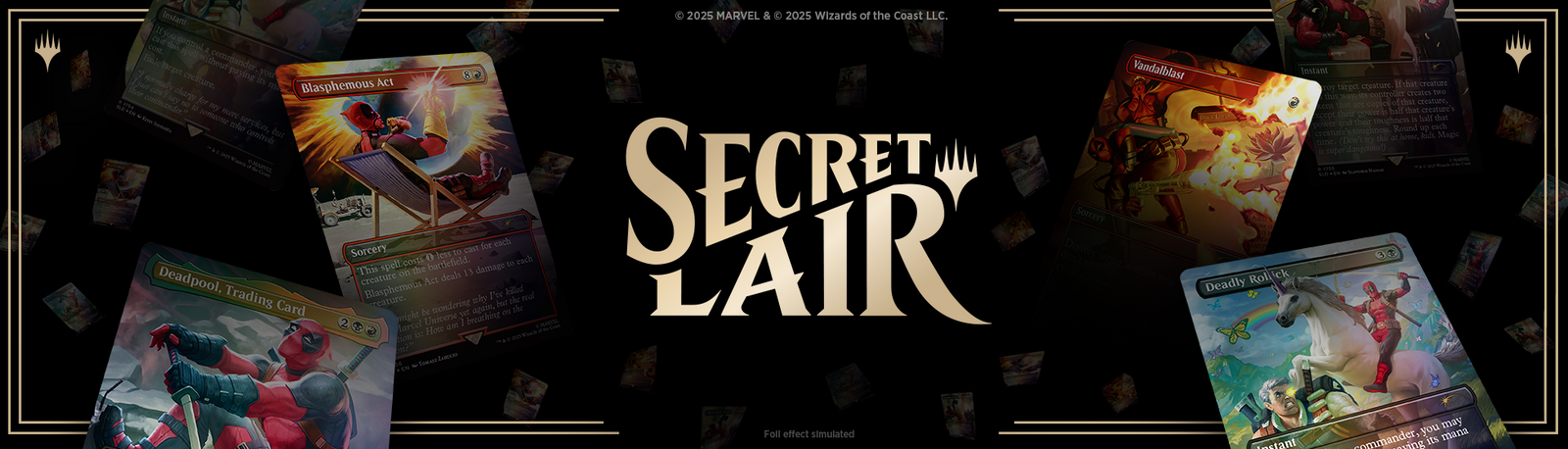 Magic: The Gathering TCG: Secret Lair X Deadpool (Non-Foil) Card Game Wizards of the Coast
