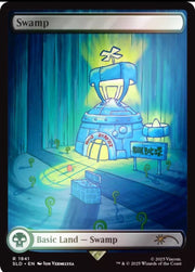 Magic: The Gathering TCG: Secret Lair - SpongeBob Squarepants - Lands Under the Sea - Rainbow Foil Card Game Wizards of the Coast