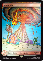 Magic: The Gathering TCG: Secret Lair - SpongeBob Squarepants - Lands Under the Sea - Rainbow Foil Card Game Wizards of the Coast