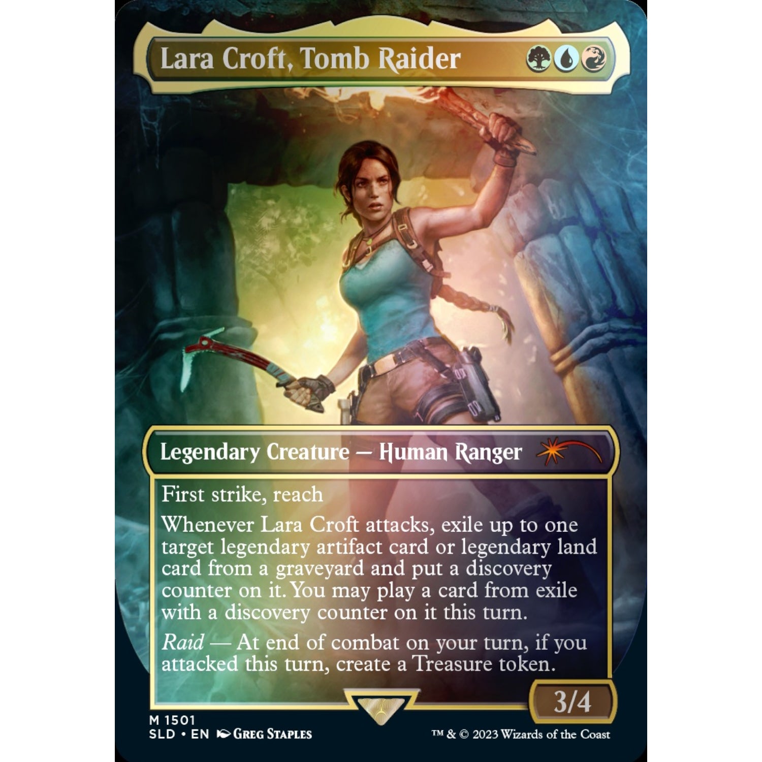 Magic: The Gathering TCG: Secret Lair - Tomb Raider - FOIL Card Game Wizards of the Coast