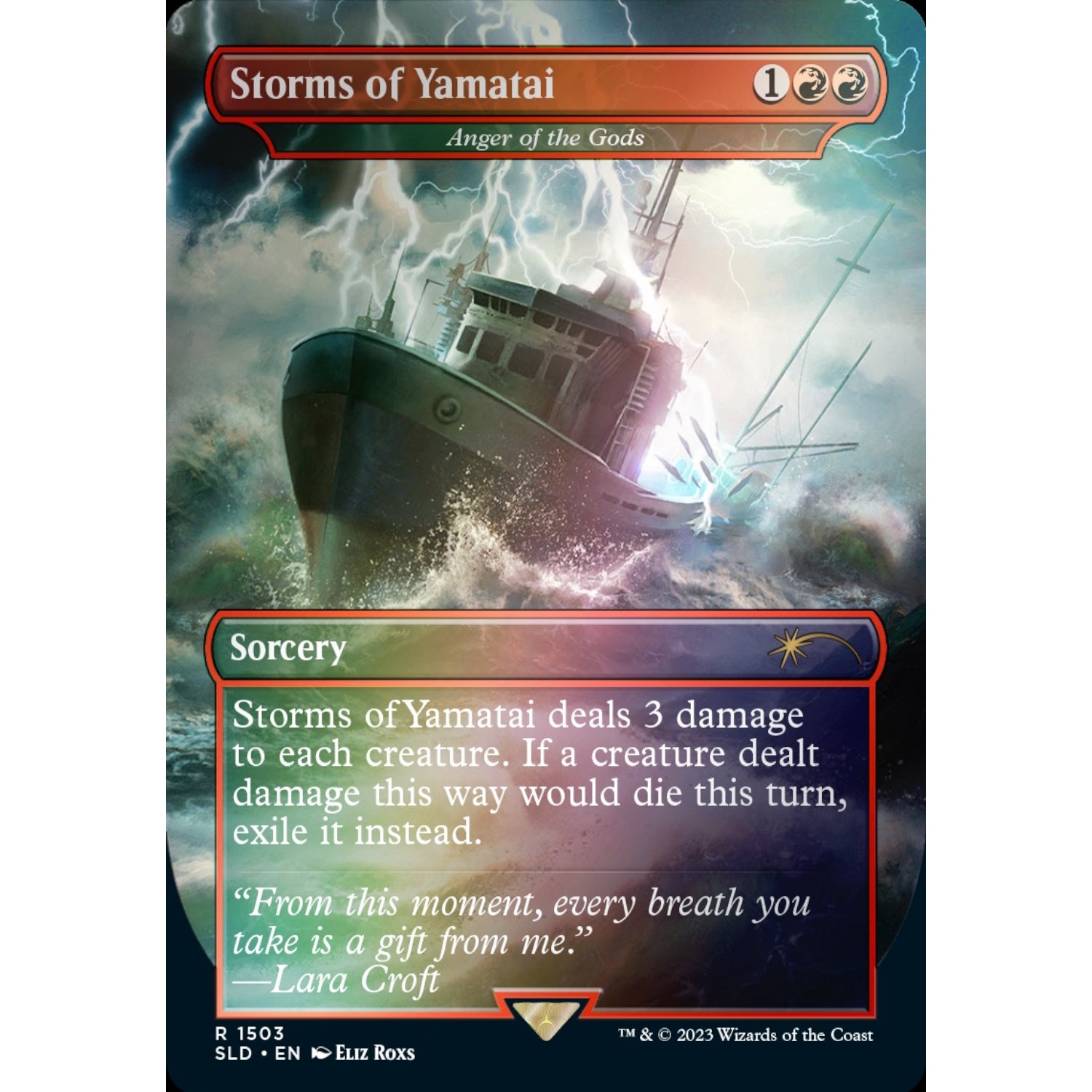 Magic: The Gathering TCG: Secret Lair - Tomb Raider - FOIL Card Game Wizards of the Coast