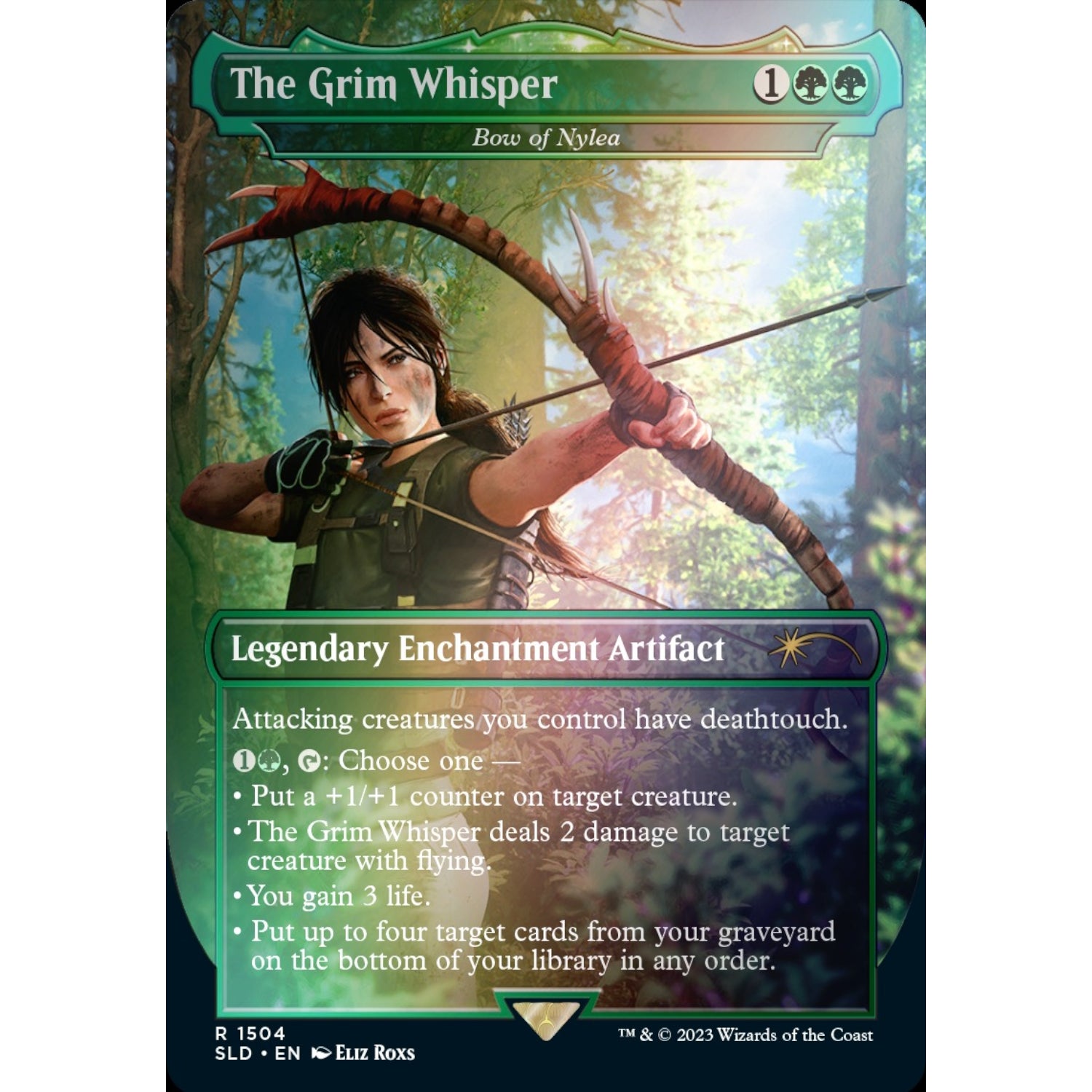Magic: The Gathering TCG: Secret Lair - Tomb Raider - FOIL Card Game Wizards of the Coast