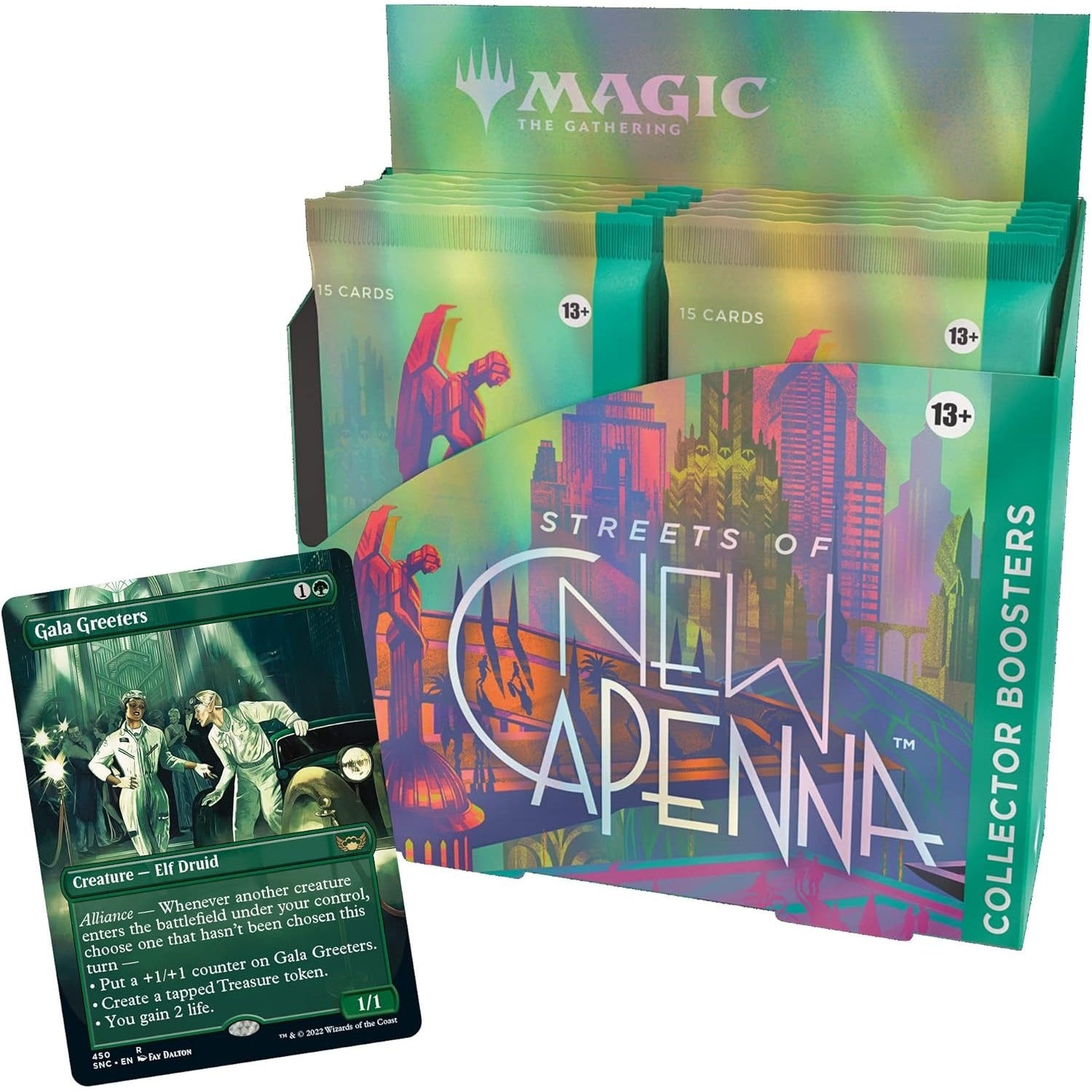 Magic: The Gathering TCG: Streets of New Capenna Collector Booster Box Card Game Wizards of the Coast