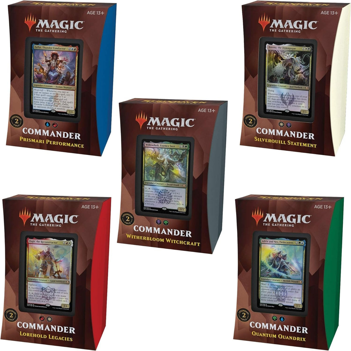 Magic: The Gathering TCG: Strixhaven Commander Deck Bundle Card Game Wizards of the Coast