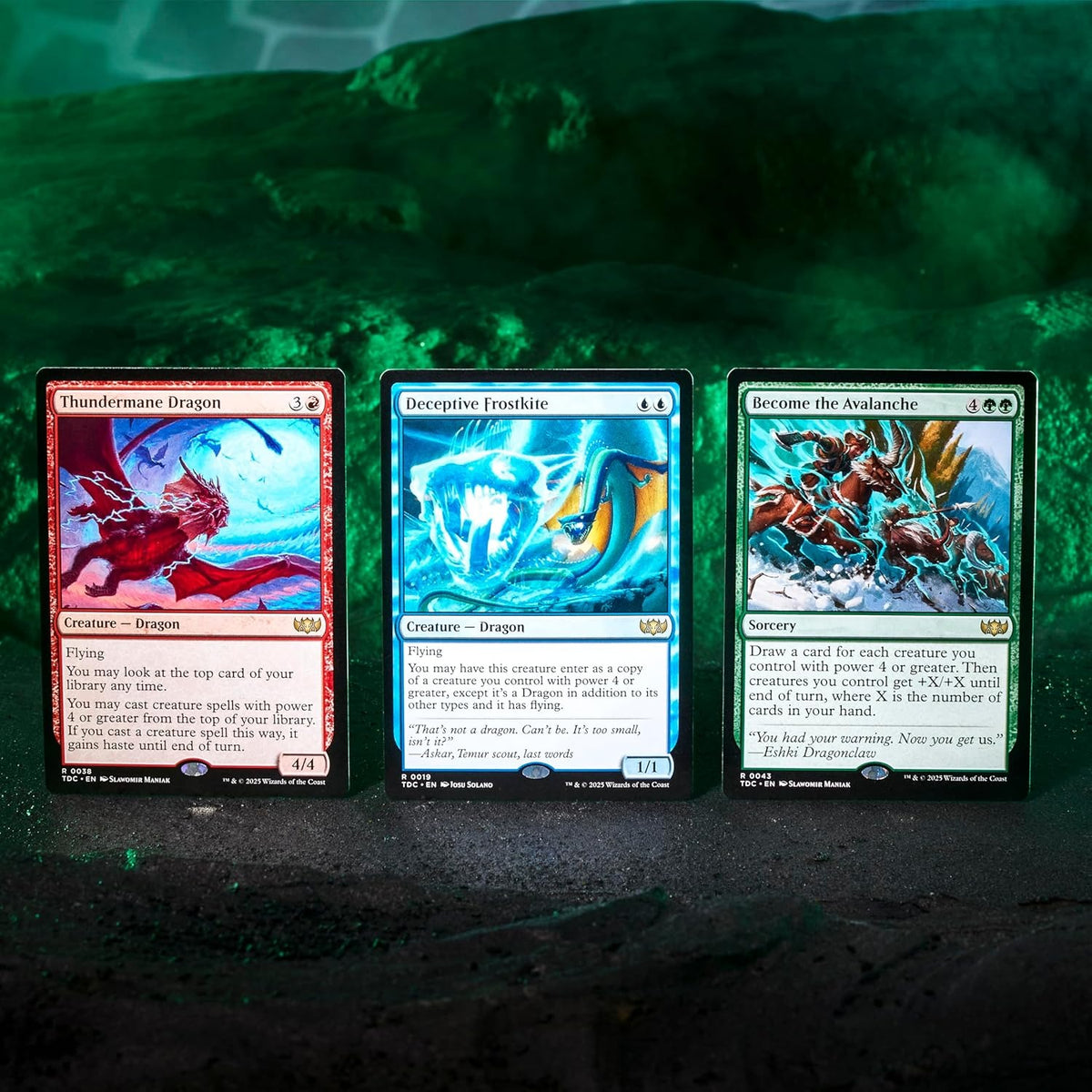Magic: The Gathering TCG: Tarkir Dragonstorm Commander Deck - Temur Roar Card Game Wizards of the Coast