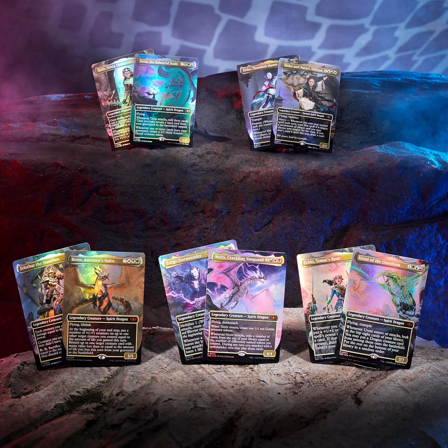 Magic: The Gathering TCG: Tarkir Dragonstorm Commander Decks - Set of 5 Decks Card Game Wizards of the Coast