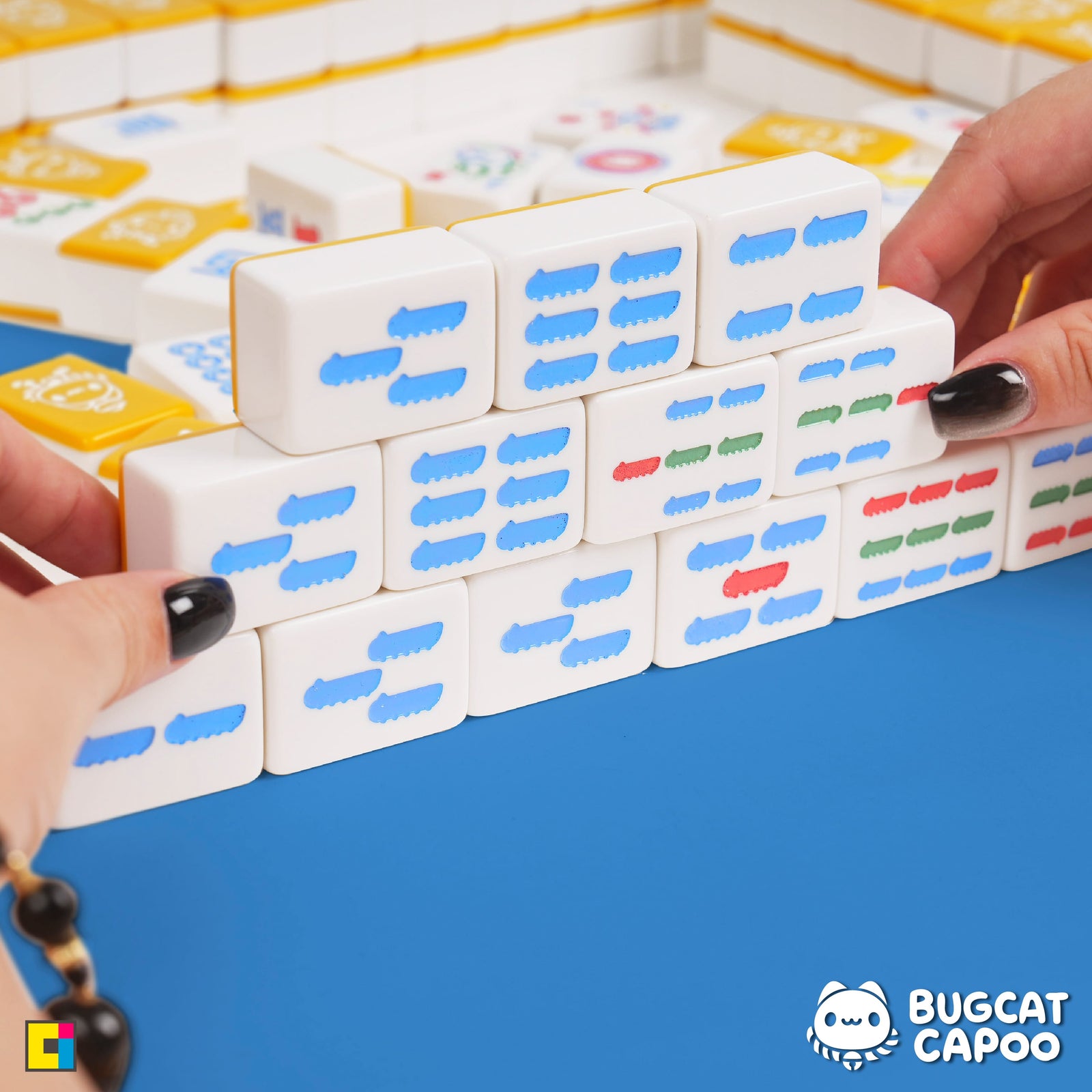 Bugcat Capoo: Lucky Capoo Mahjong Set Board Game Bugcat Capoo