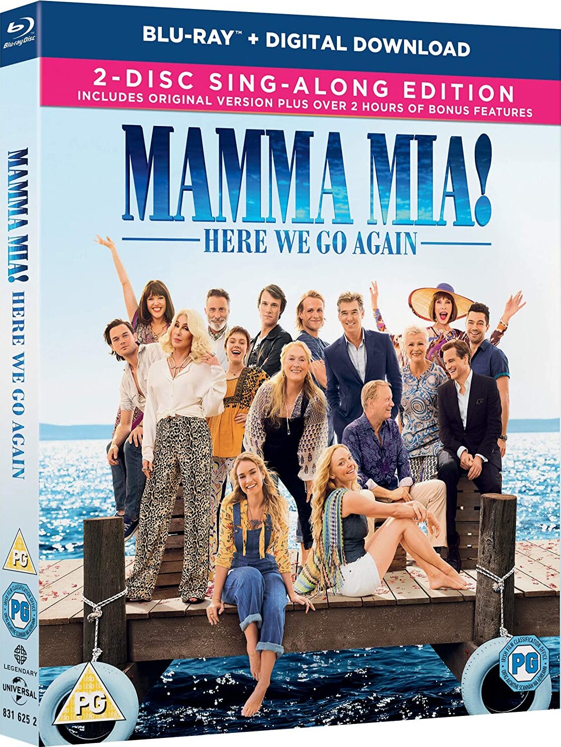 Mamma Mia! Here We Go Again: 2-Disc Sing Along Edition [Blu-Ray] Blu-Ray Box Set / Series Universal Pictures   