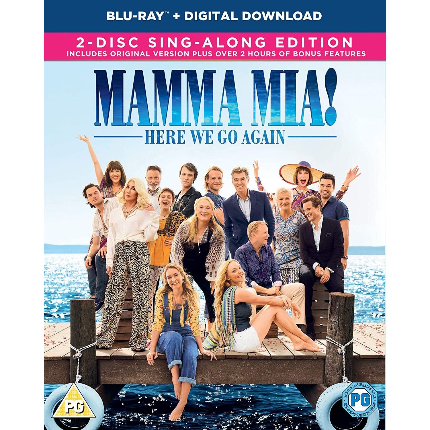 Mamma Mia! Here We Go Again: 2-Disc Sing Along Edition [Blu-Ray] Blu-Ray Box Set / Series Universal Pictures   