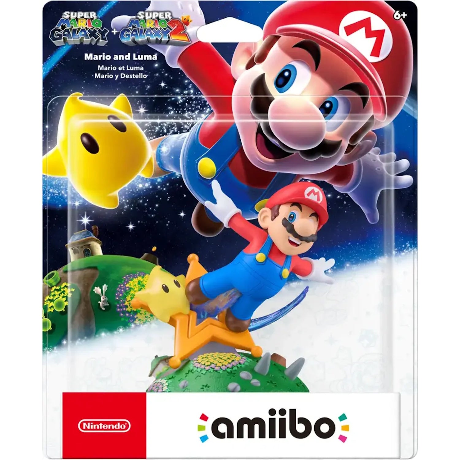 Mario and Luma - Super Mario Galaxy + Super Mario Galaxy 2 Amiibo Series [Nintendo Accessory] Nintendo Amiibo Nintendo
