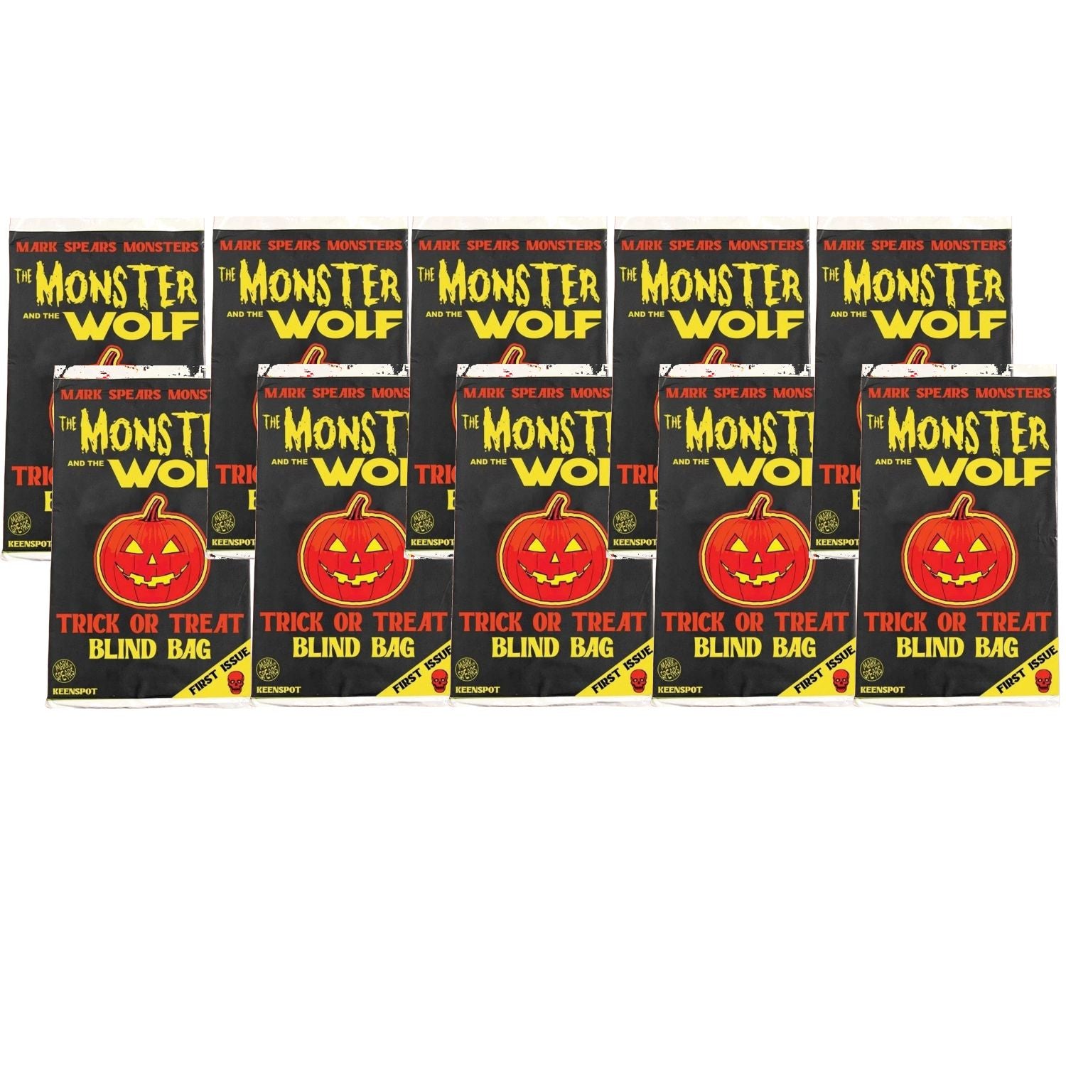 Mark Spears The Monster & The Wolf: #1 Trick or Treat Comic Blind Bag x 10 Comics Keenspot