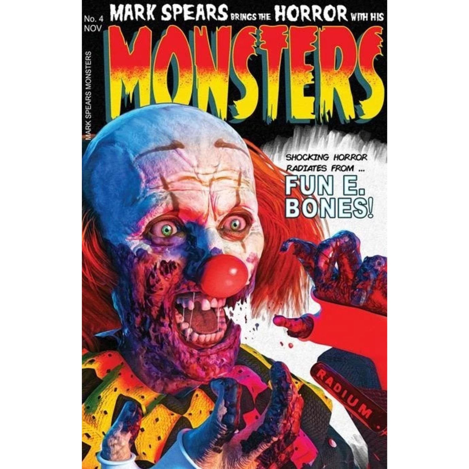Mark Spears Monsters: #4 [Mark Spears 2nd Printing Black Cat CVR C - 1:25] 2025 Comics Keenspot