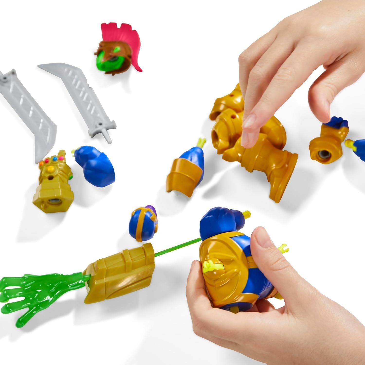 Marvel Avengers MixMashers Thanos Custom Mix and Match Deluxe Action Figure Toys & Games Hasbro