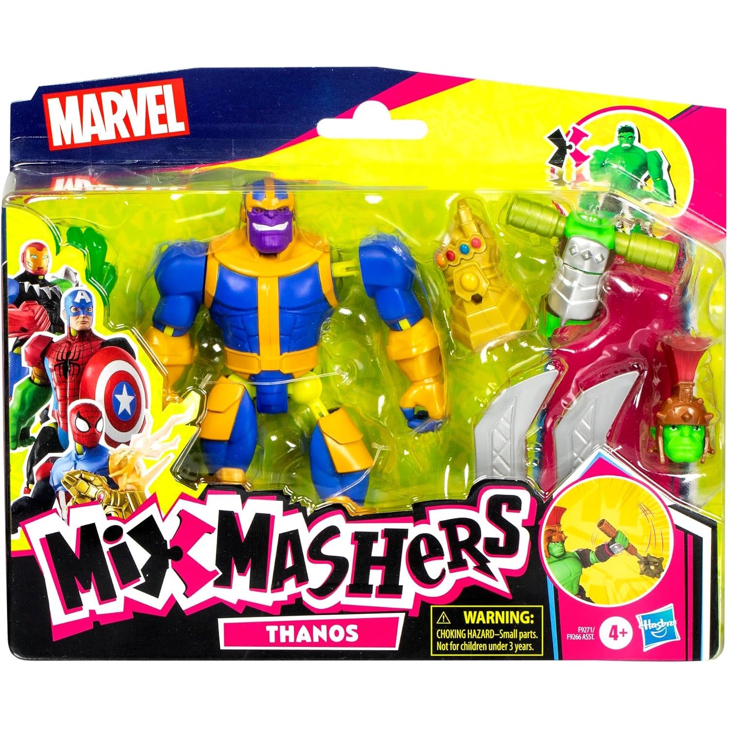 Marvel Avengers MixMashers Thanos Custom Mix and Match Deluxe Action Figure Toys & Games Hasbro