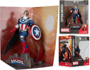 Marvel Collection WV1: All-New Captain America #1 Scene Captain America Figure - 1:10 Scale Toys & Games McFarlane Toys