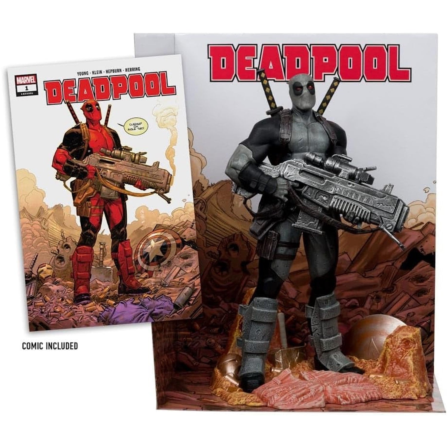 Marvel Collection: Deadpool Issue #1 Scene Figure - 1:6 Scale Toys & Games McFarlane Toys