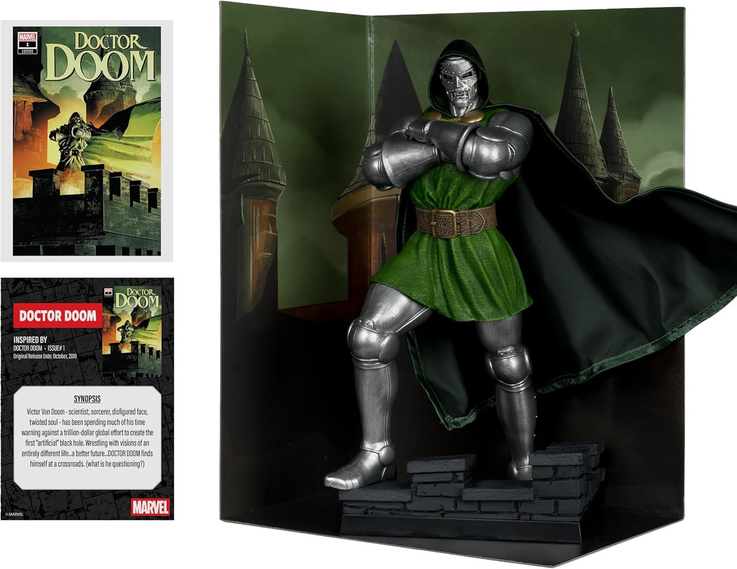 Marvel Collection WV8: Doctor Doom Issue #1 Scene Figure - 1:6 Scale Toys & Games McFarlane Toys