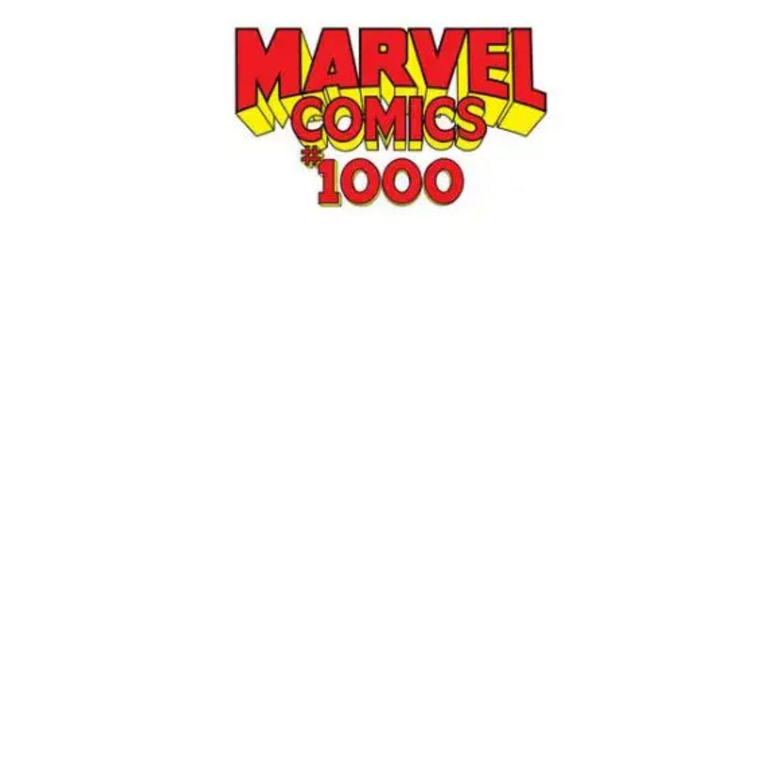 Marvel Comics: #1000 [Blank Sketch] 2019 Comics Marvel Comics