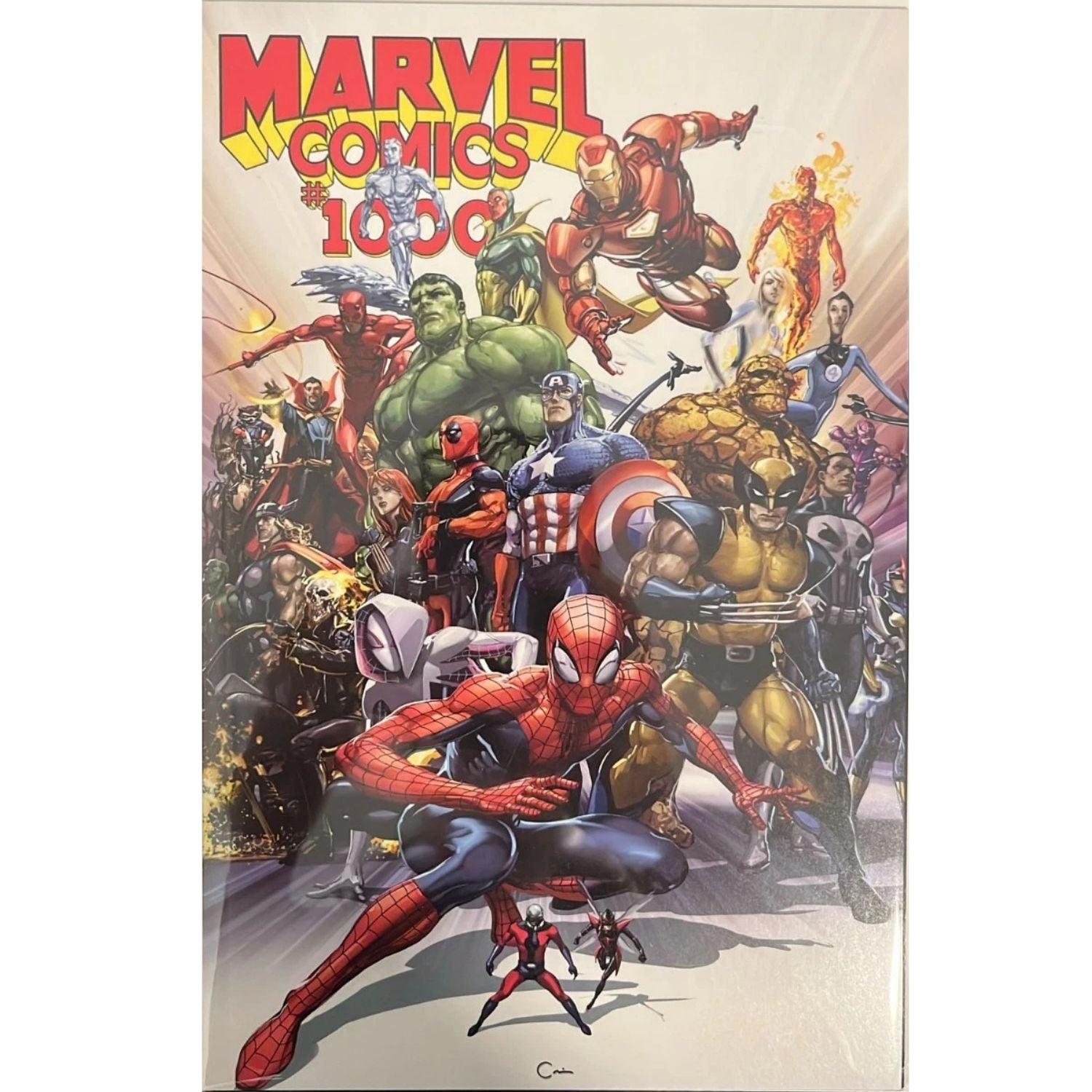 Marvel Comics: #1000 [Clayton Crain - 1:50] 2019 Comics Marvel Comics
