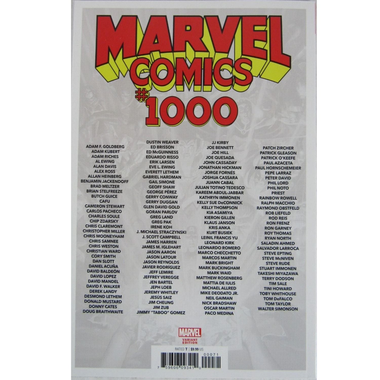 Marvel Comics: #1000 [Perez Hidden Gem - 1:100] 2019 Comics Marvel Comics