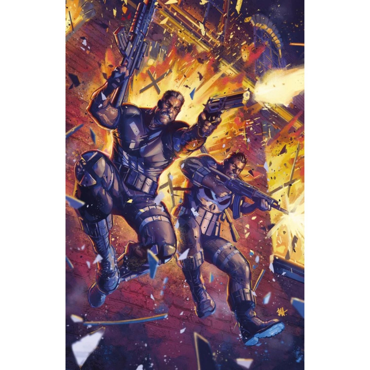 Marvel Knights Punisher: #1 [Ben Harvey Virgin - 1:50] 2025 Comics Marvel Comics