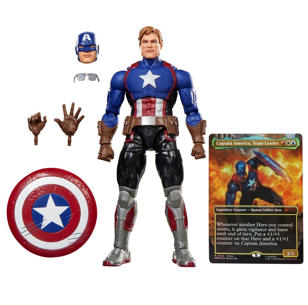 Marvel Legends Series: Marvel Super Heroes Magic: The Gathering - Captain America (Avengers: Twilight) Toys & Games Marvel