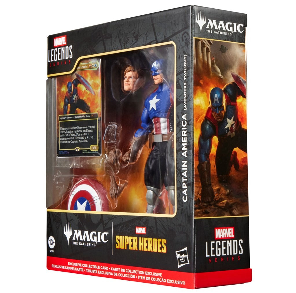 Marvel Legends Series: Marvel Super Heroes Magic: The Gathering - Captain America (Avengers: Twilight) Toys & Games Marvel