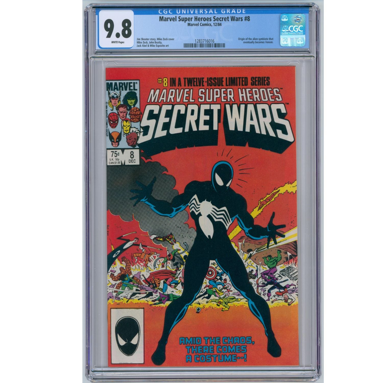 Marvel Super Heroes Secret Wars: #8 [Mike Zeck CGC 9.8] 1984 Comics Marvel Comics