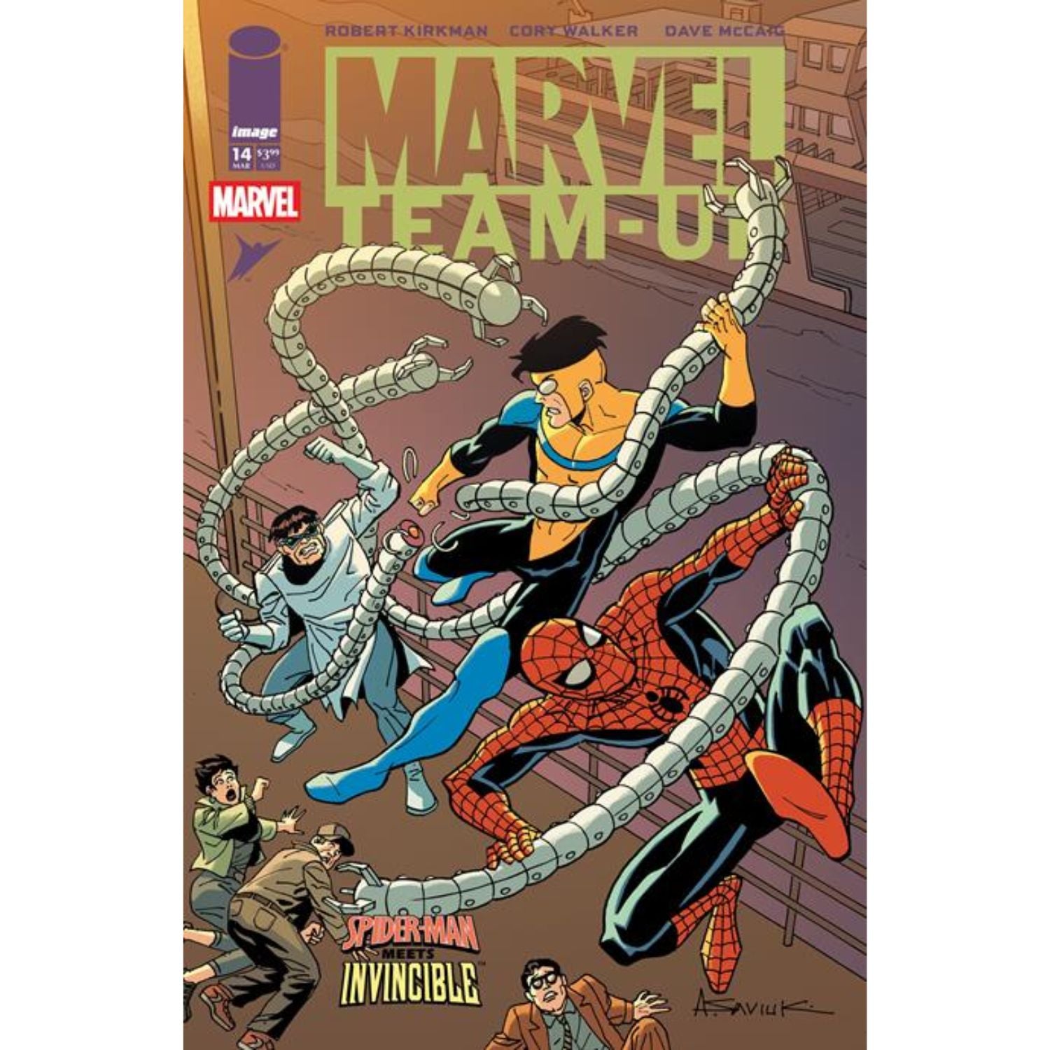 Marvel Teamup: #14 [Alex Saviuk & Dave McCaig CVR F Facsimile] 2026 Comics Image Comics