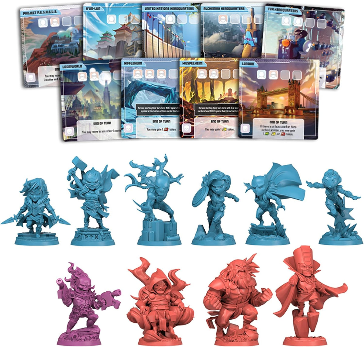 Marvel United: Multiverse Core Box [Board Game, 1 - 4 Players] Board Game CMON