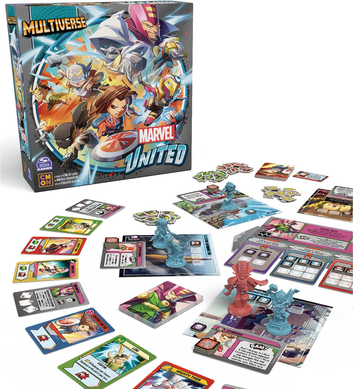 Marvel United: Multiverse Core Box [Board Game, 1 - 4 Players] Board Game CMON