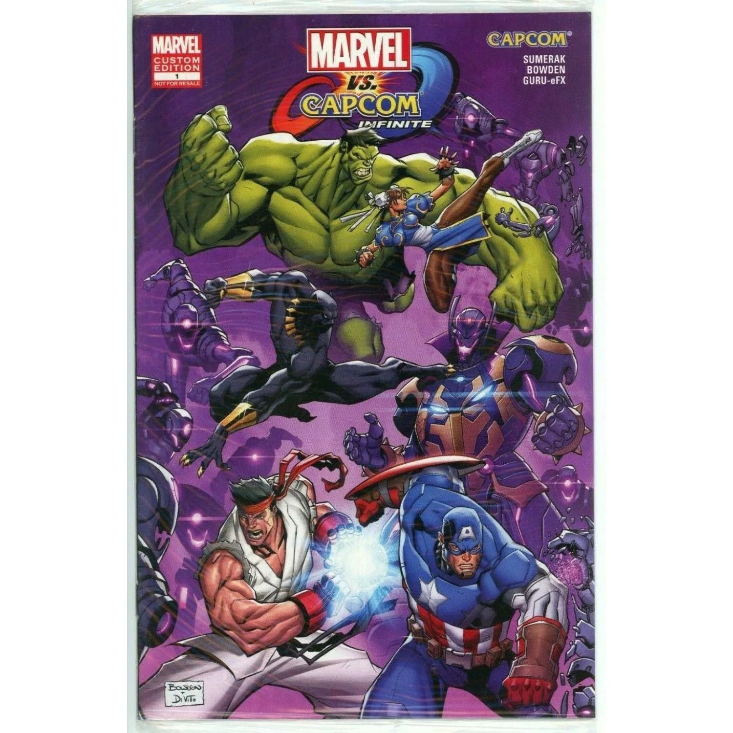 Marvel VS Capcom Infinite Horizons #1 [Custom Edition] 2017 Comics Marvel Comics